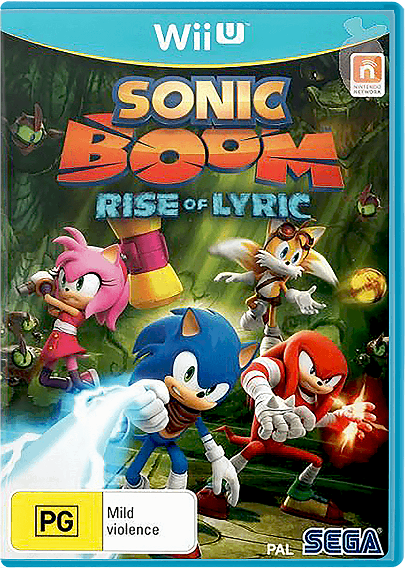 Sonic Boom: Rise of Lyric box art for Wii U